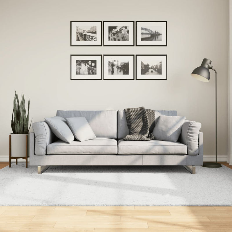 Load image into Gallery viewer, Vidaxl vloerkleed oviedo laagpolig 160x230 cm grijs