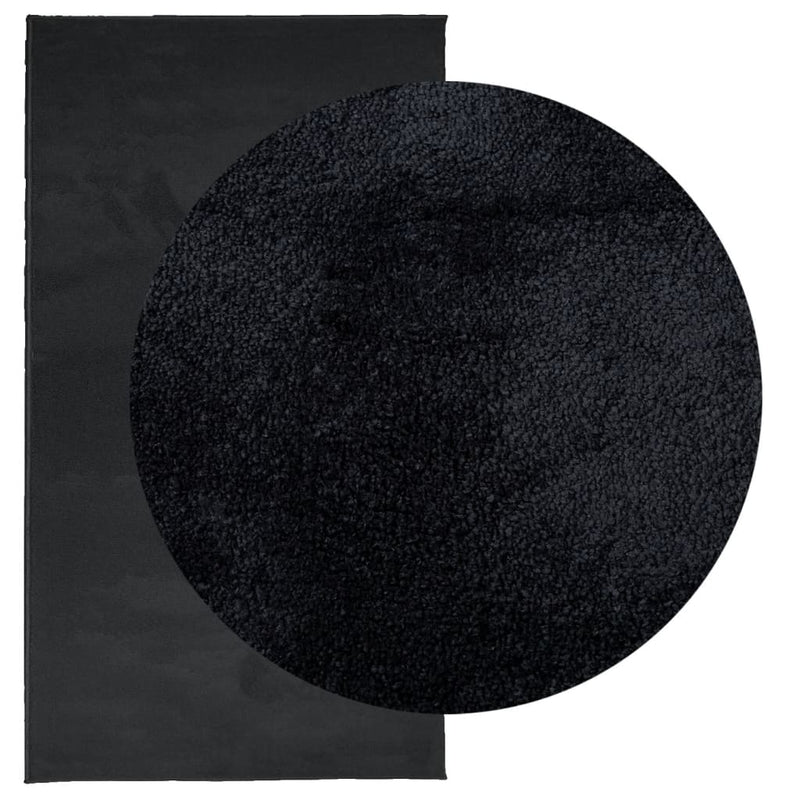 Load image into Gallery viewer, Vidaxl vloerkleed oviedo laagpolig 60x110 cm zwart