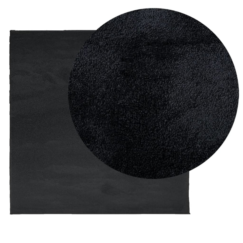 Load image into Gallery viewer, Vidaxl vloerkleed oviedo laagpolig 200x200 cm zwart