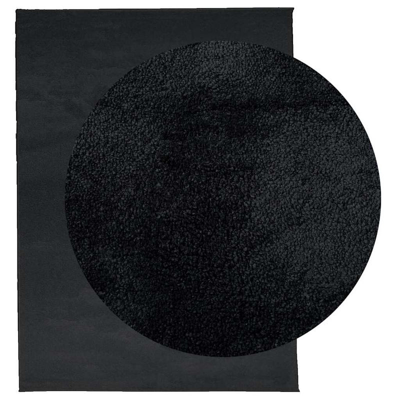 Load image into Gallery viewer, Vidaxl vloerkleed oviedo laagpolig 240x340 cm zwart