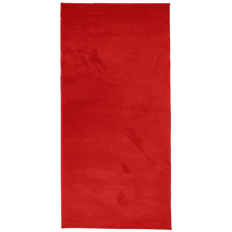 Load image into Gallery viewer, Vidaxl vloerkleed oviedo laagpolig 100x200 cm rood