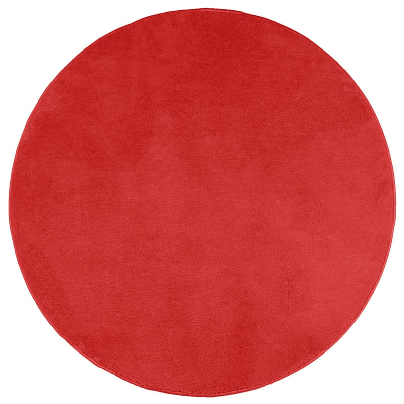 Load image into Gallery viewer, VidaXL Vloerkleed OVIEDO laagpolig Ø 280 cm rood