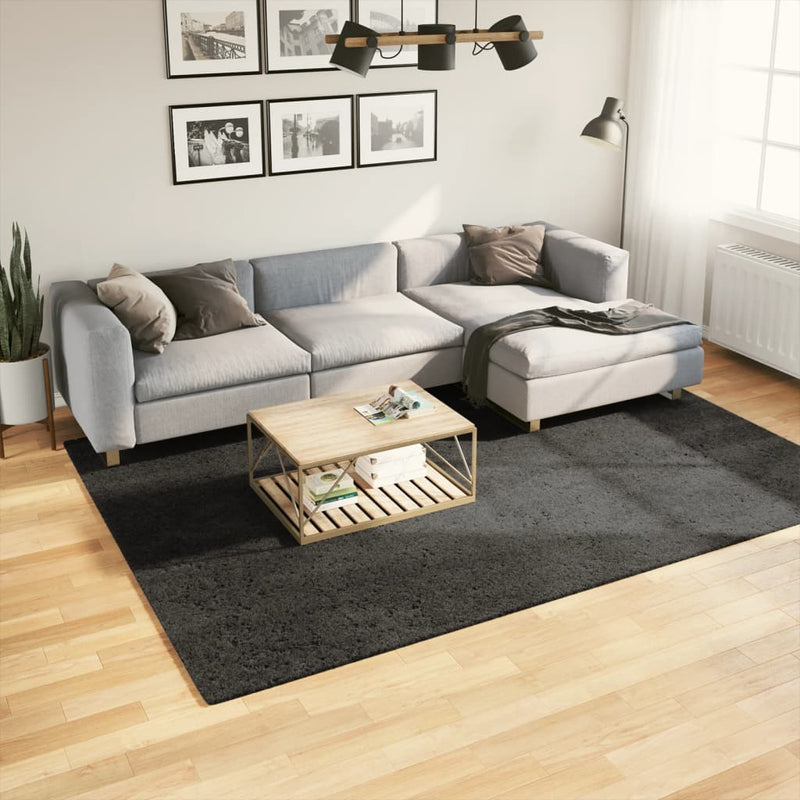 Load image into Gallery viewer, Vidaxl vloerkleed istan hoogpolig glanzend 200x280 cm antracietkleurig