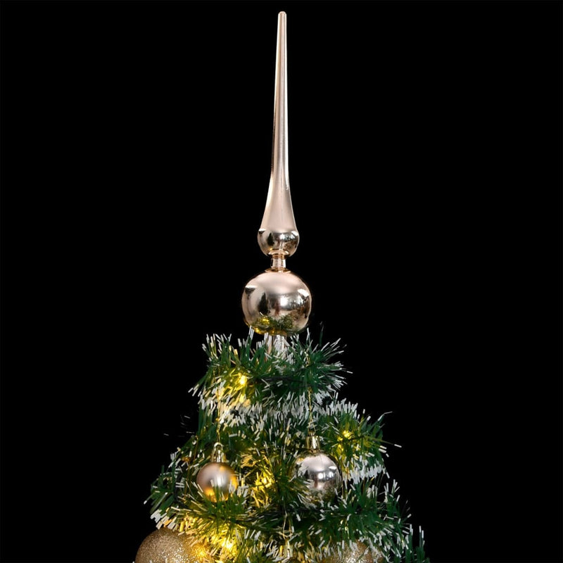 Load image into Gallery viewer, VidaXL Kunstkerstboom met 150 LED's kerstballen en sneeuw 120 cm