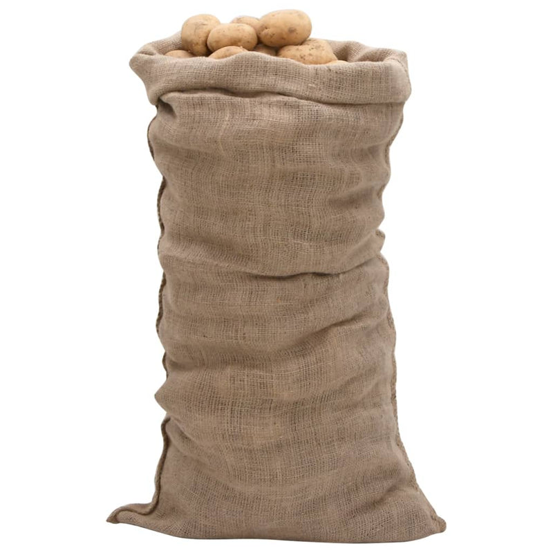 Load image into Gallery viewer, Vidaxl jutezakken 5 stuks 220 g m² 65x135 cm 100% jute