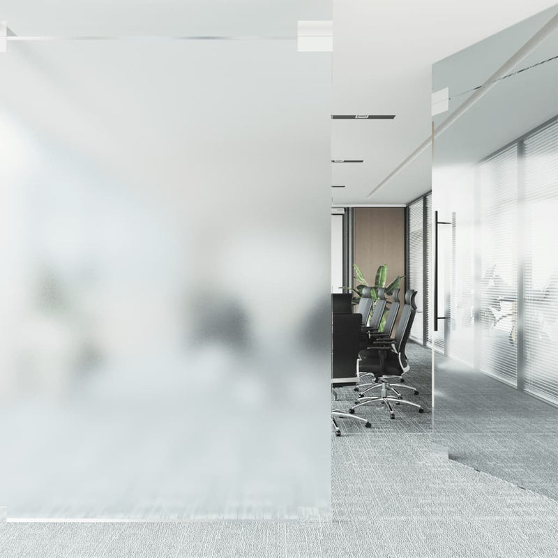 Load image into Gallery viewer, Vidaxl raamfolie statisch mat transparant grijs 60 x 1000 cm pvc