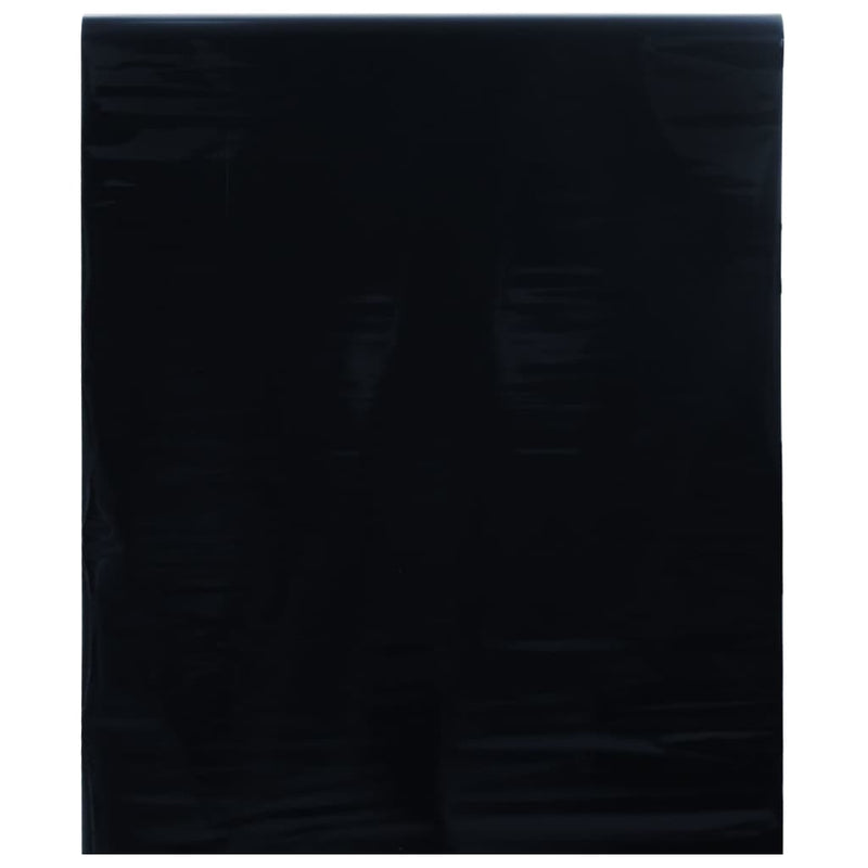 Load image into Gallery viewer, Vidaxl raamfolie statisch matzwart 90 x 1000 cm pvc