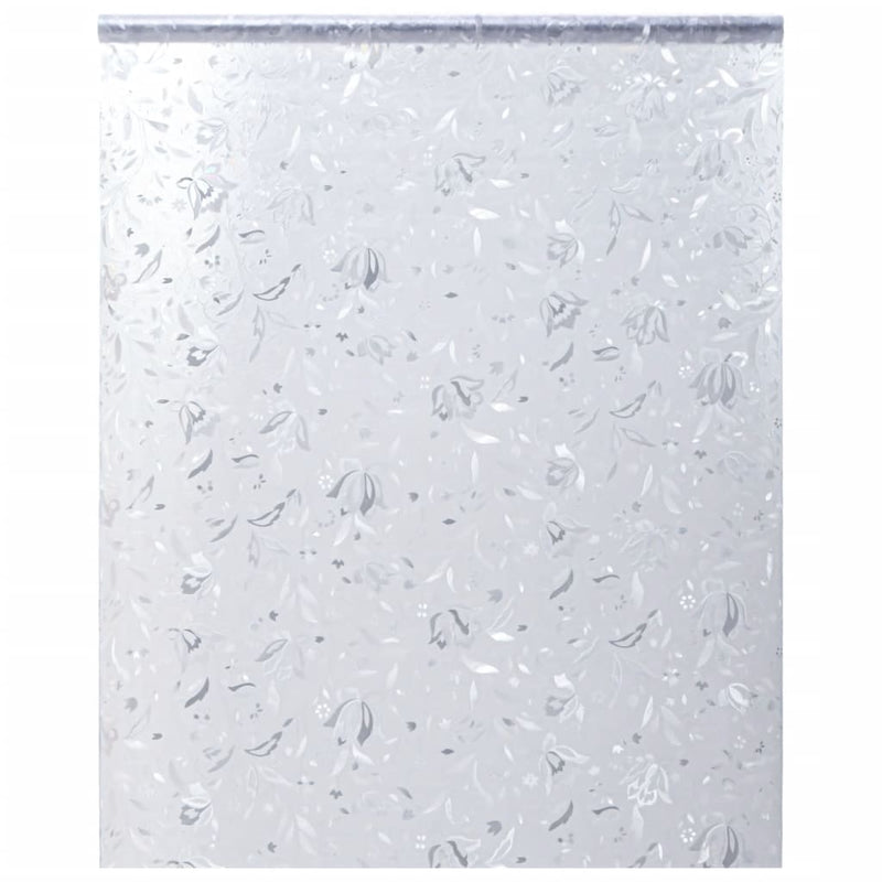 Chargez l'image dans la visionneuse de la galerie, Vidaxl raamfolie bloemenpatroon mat 60x500 cm pvc