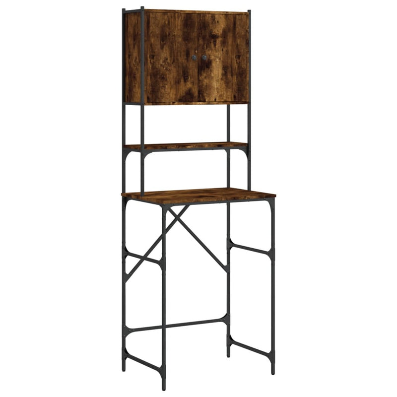 Load image into Gallery viewer, Vidaxl wasmachinekast 68x48,5x194 cm gerookt eikenkleurig