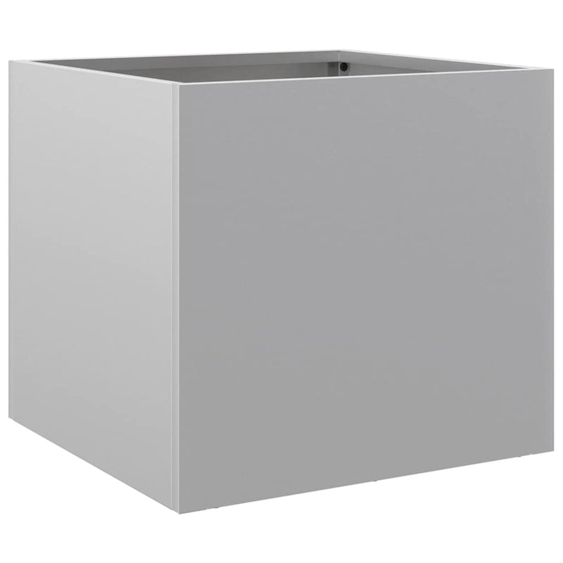 Load image into Gallery viewer, Vidaxl plantenbak 32x30x29 cm gegalvaniseerd staal zilverkleurig