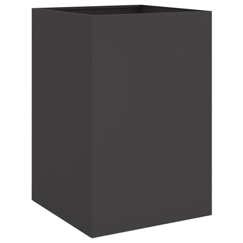 Load image into Gallery viewer, Vidaxl plantenbak 52x48x75 cm staal zwart