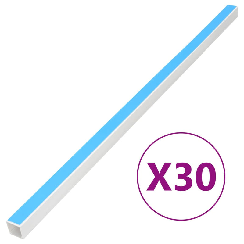 Load image into Gallery viewer, Vidaxl kabelgoot zelfklevend 15x10 mm 30 m pvc