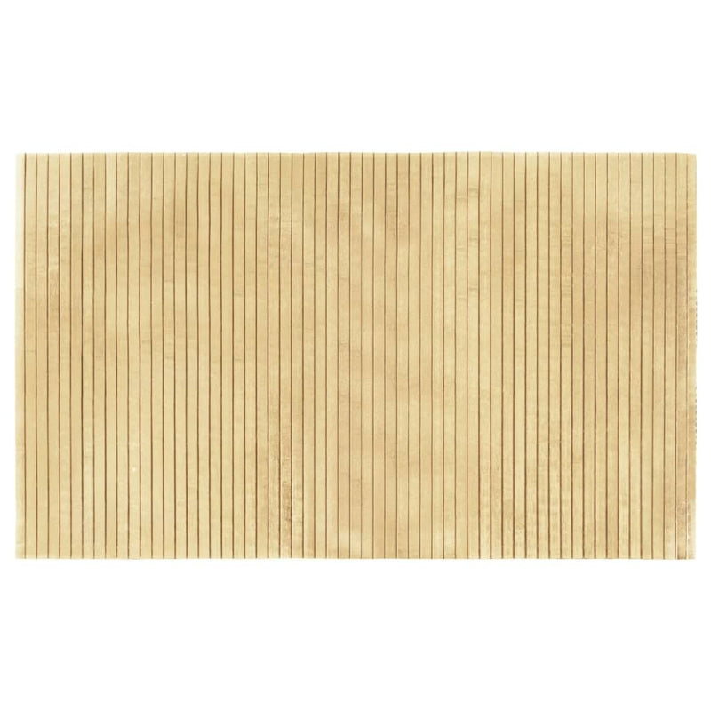 Load image into Gallery viewer, Vidaxl vloerkleed rechthoekig 60x100 cm bamboe lichtnaturel