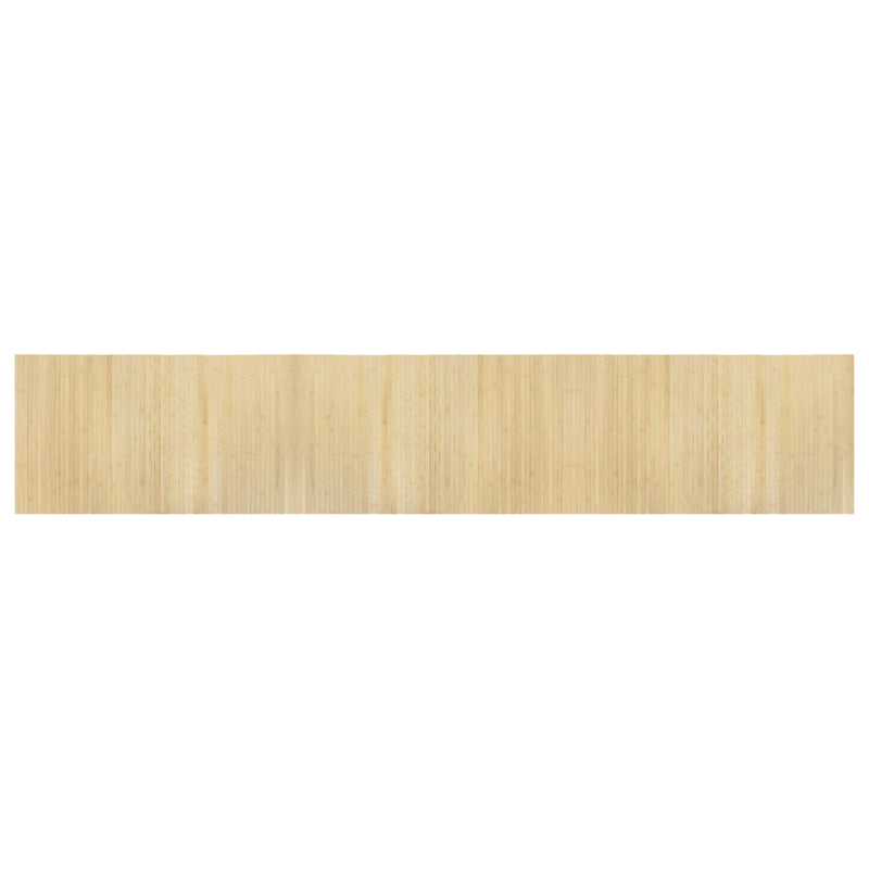 Load image into Gallery viewer, Vidaxl vloerkleed rechthoekig 60x300 cm bamboe lichtnaturel