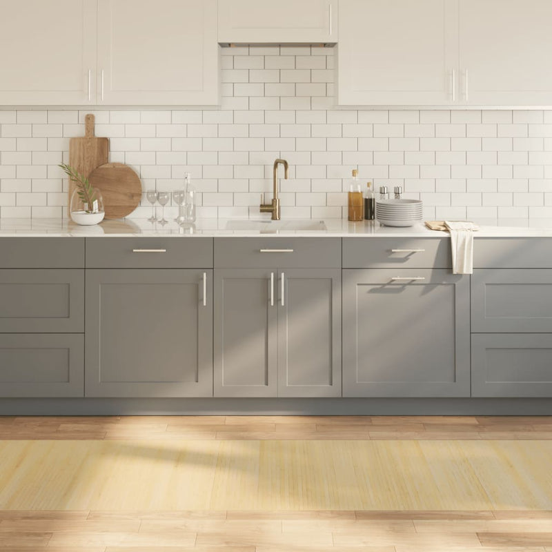 Load image into Gallery viewer, Vidaxl vloerkleed rechthoekig 70x300 cm bamboe lichtnaturel