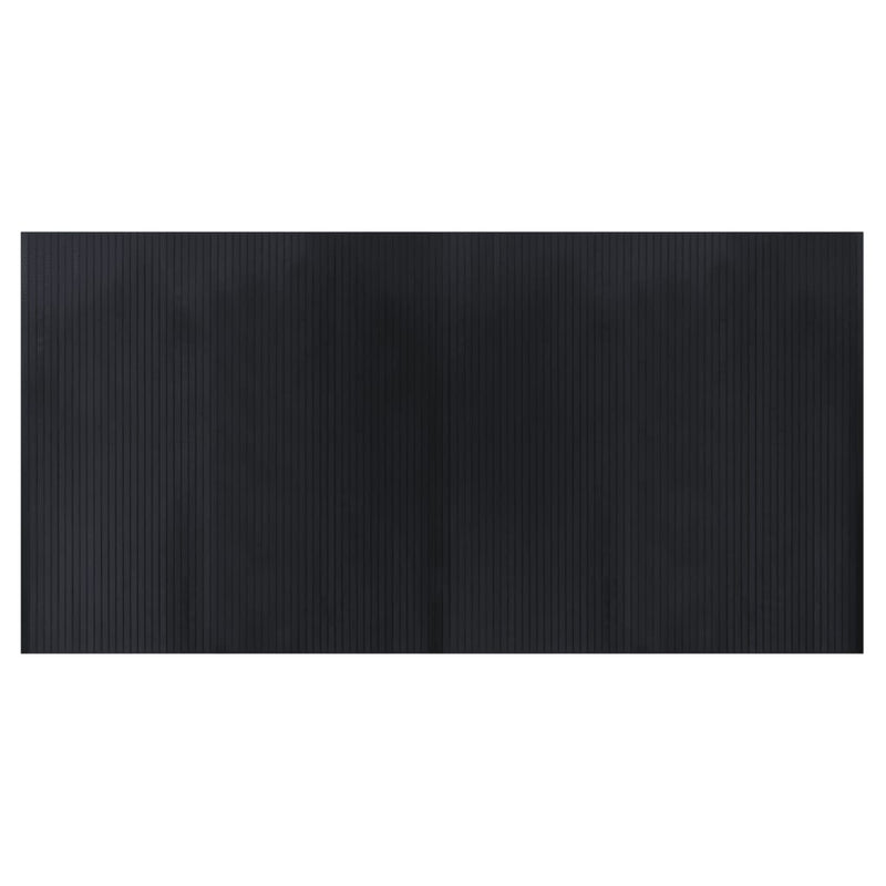 Load image into Gallery viewer, Vidaxl vloerkleed rechthoekig 100x200 cm bamboe zwart