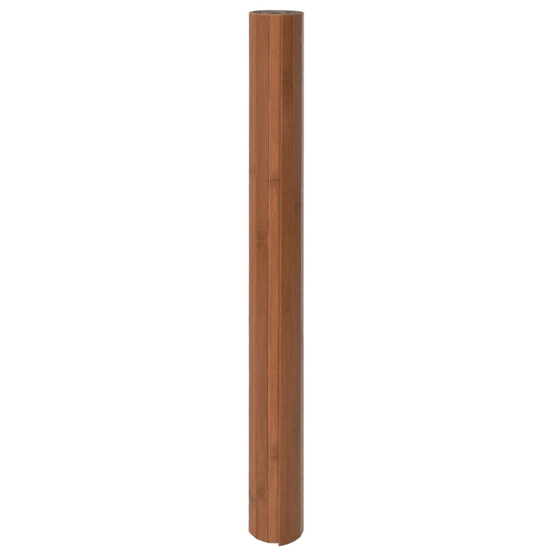 Load image into Gallery viewer, Vidaxl vloerkleed rechthoekig 100x200 cm bamboe bruin