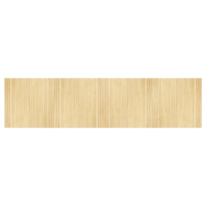 Load image into Gallery viewer, Vidaxl vloerkleed rechthoekig 100x400 cm bamboe lichtnaturel