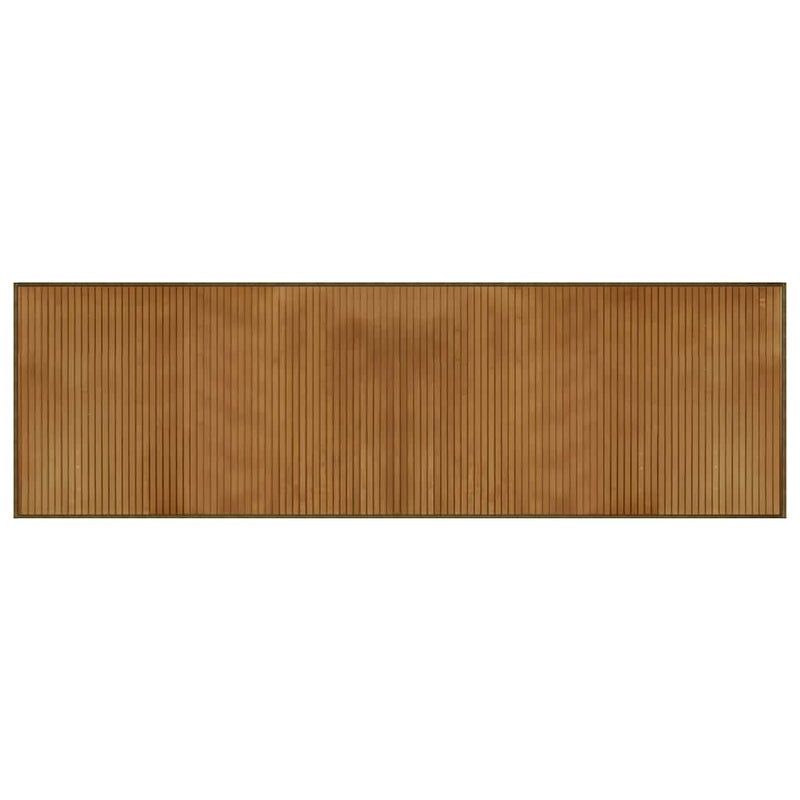 Chargez l'image dans la visionneuse de la galerie, Vidaxl vloerkleed rechthoekig 60x200 cm bamboe bruin