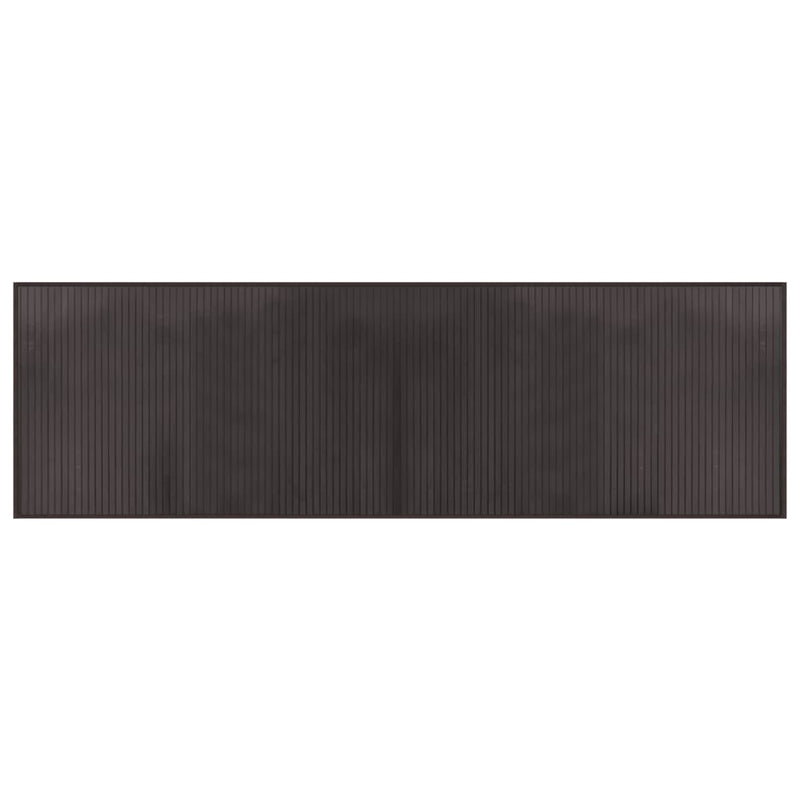 Load image into Gallery viewer, Vidaxl vloerkleed rechthoekig 60x200 cm bamboe donkerbruin