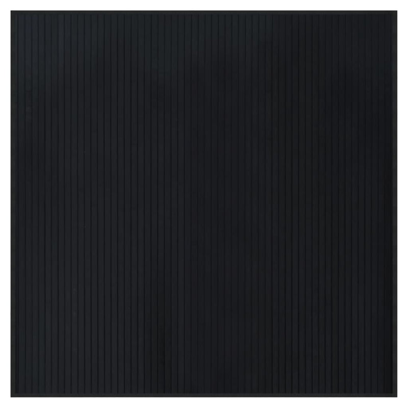 Load image into Gallery viewer, Vidaxl vloerkleed vierkant 100x100 cm bamboe zwart