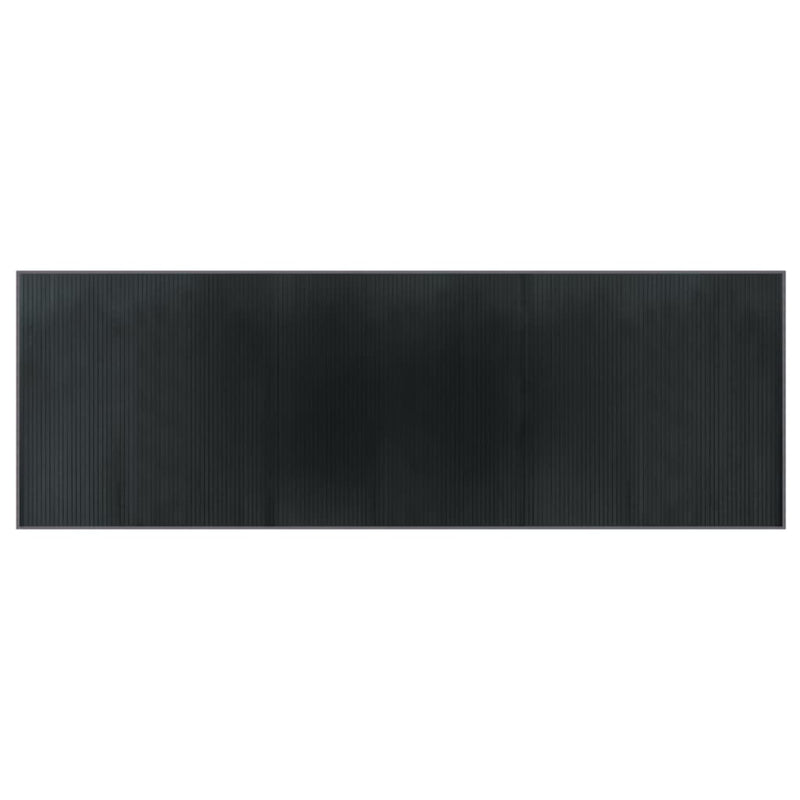 Load image into Gallery viewer, Vidaxl vloerkleed rechthoekig 100x300 cm bamboe grijs