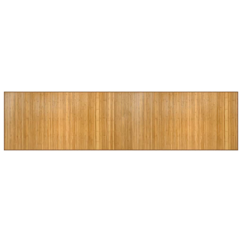 ギャラリービューアに画像をロードする, Vidaxl vloerkleed rechthoekig 100x400 cm bamboe naturel