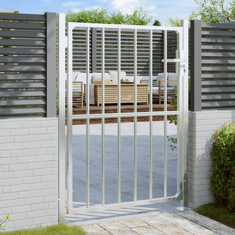 Load image into Gallery viewer, VidaXL Tuinpoort 100x125 cm roestvrij staal