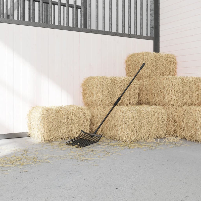 Load image into Gallery viewer, Vidaxl hooivorkkop met 14 tanden staal zwart