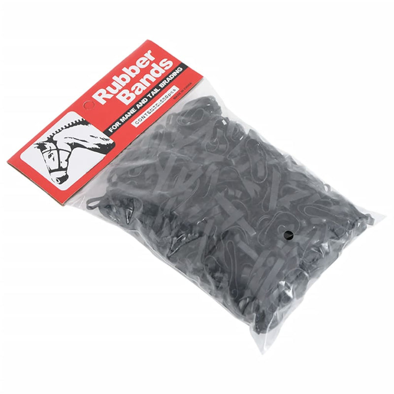 Chargez l'image dans la visionneuse de la galerie, Vidaxl haarelastiekjes paard 500 st silicone zwart