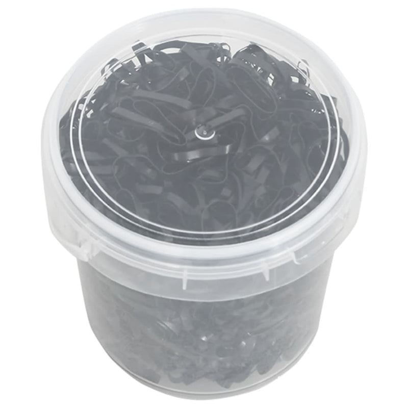 Load image into Gallery viewer, Vidaxl haarelastiekjes paard 1500 st silicone zwart