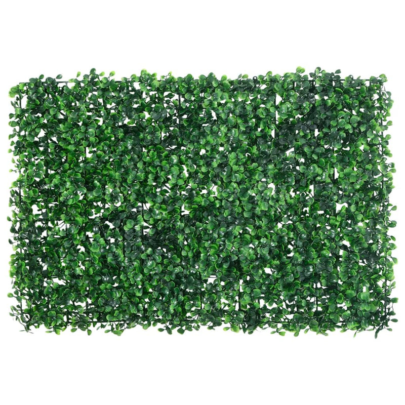 Chargez l'image dans la visionneuse de la galerie, Vidaxl hek met kunstheester 24 st 40x60 cm groen