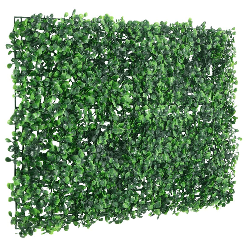 Chargez l'image dans la visionneuse de la galerie, Vidaxl hek met kunstheester 24 st 40x60 cm groen