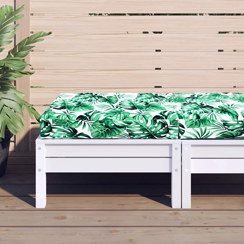 Load image into Gallery viewer, Vidaxl palletkussen bladpatroon 60x60x9,5 cm oxford stof