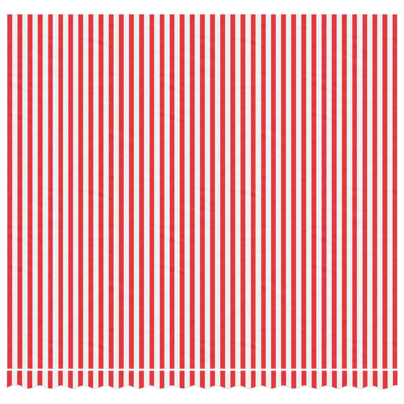 Load image into Gallery viewer, Vidaxl vervangingsdoek voor luifel gestreept 4x3,5 m rood en wit