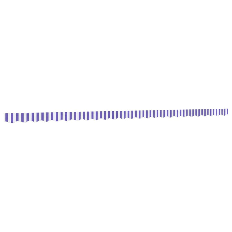 Load image into Gallery viewer, VidaXL Vervangingsdoek voor luifelrok gestreept 6 m blauw en wit