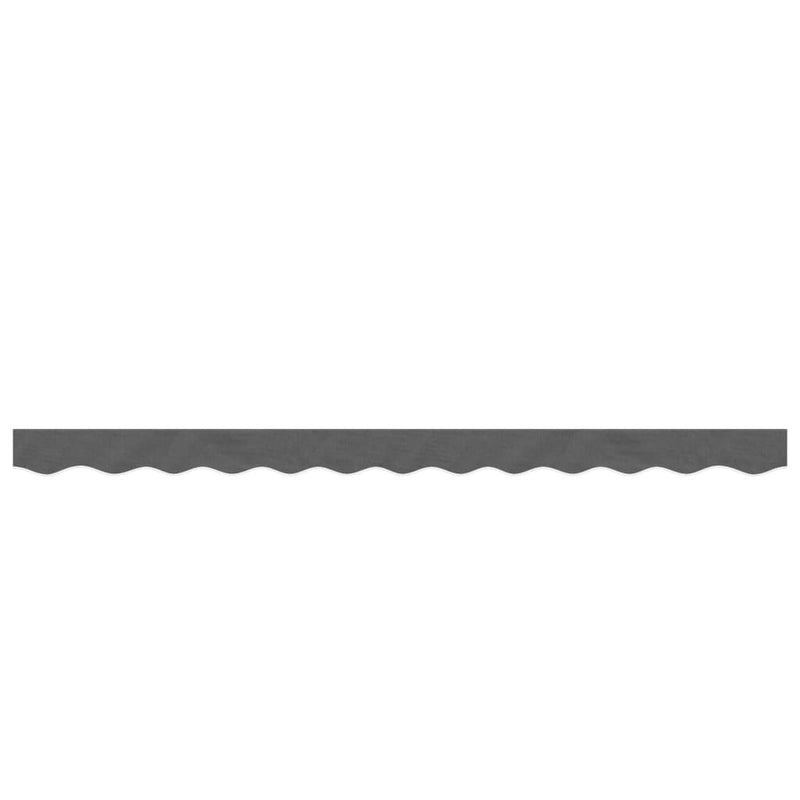 ギャラリービューアに画像をロードする, Vidaxl vervangingsdoek voor luifelrok gestreept 3 m antracietkleurig