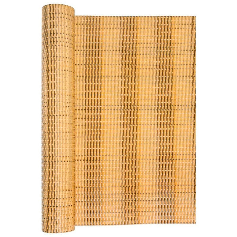 Chargez l'image dans la visionneuse de la galerie, Vidaxl balkonscherm 400x80 cm poly rattan lichtbruin