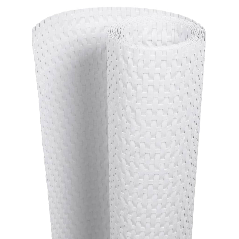 Load image into Gallery viewer, Vidaxl balkonscherm 400x90 cm poly rattan wit