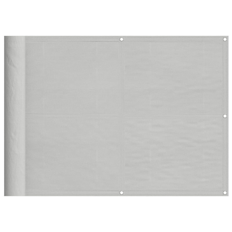 Load image into Gallery viewer, Vidaxl balkonscherm 75x500 cm 100% oxford polyester lichtgrijs