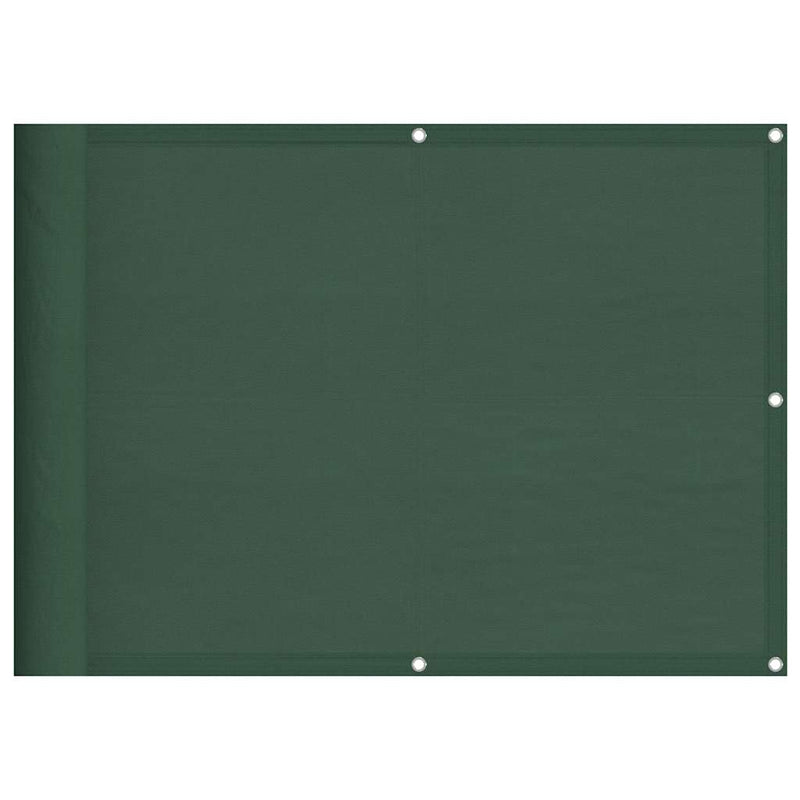 Laden Sie das Bild in Galerie -Viewer, Vidaxl balkonscherm 75x800 cm 100% oxford polyester donkergroen
