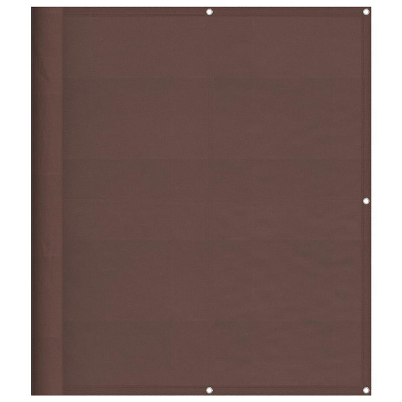 Laden Sie das Bild in Galerie -Viewer, Vidaxl balkonscherm 120x700 cm 100% oxford polyester bruin