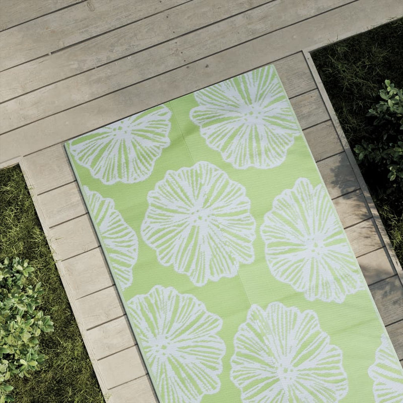 Afbeelding laden in galerijviewer, Vidaxl buitenkleed arakil 80x250 cm polypropeen groen