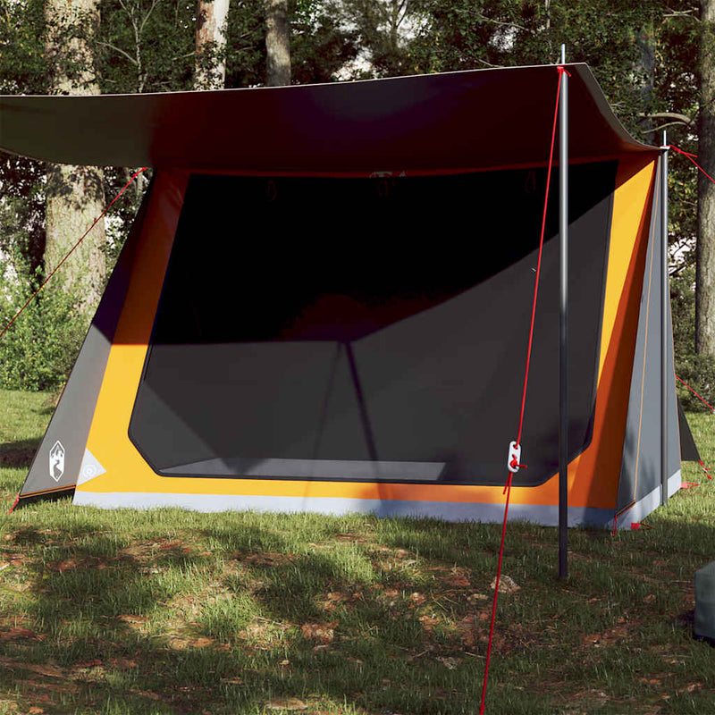 Load image into Gallery viewer, Vidaxl tent 2-persoons waterdicht grijs en oranje