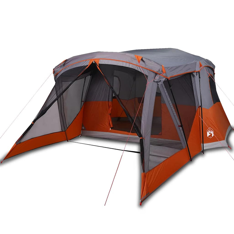 Load image into Gallery viewer, Vidaxl tent met luifel 4-persoons waterdicht oranje