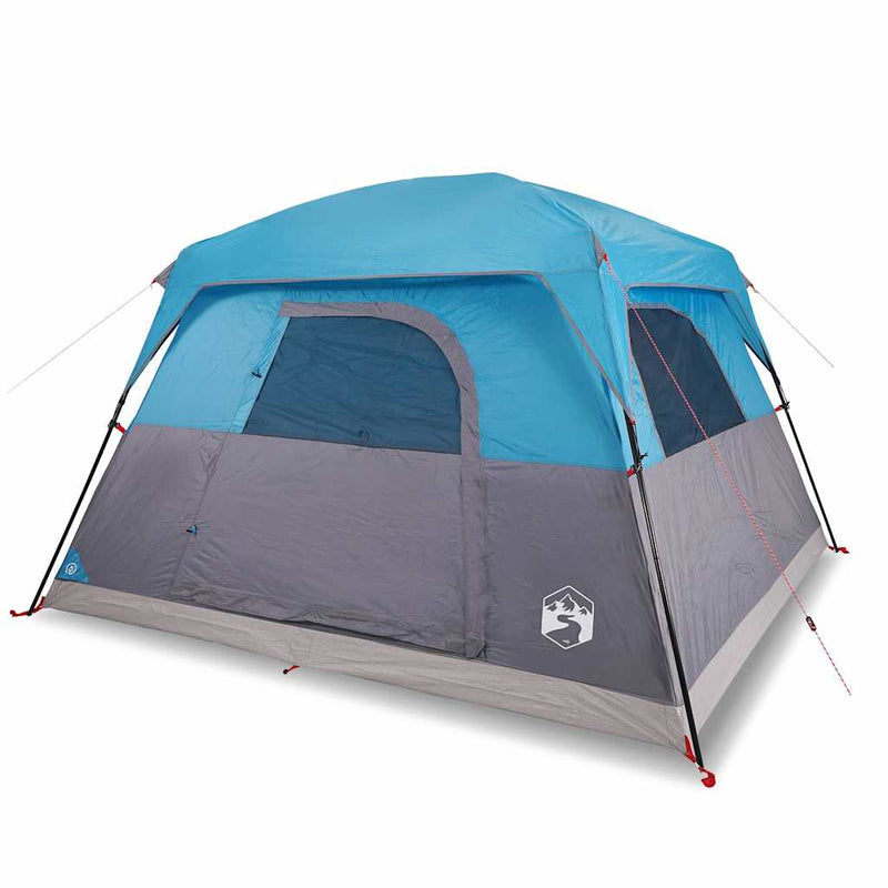 Laden Sie das Bild in Galerie -Viewer, Vidaxl tent 4-persoons waterdicht blauw