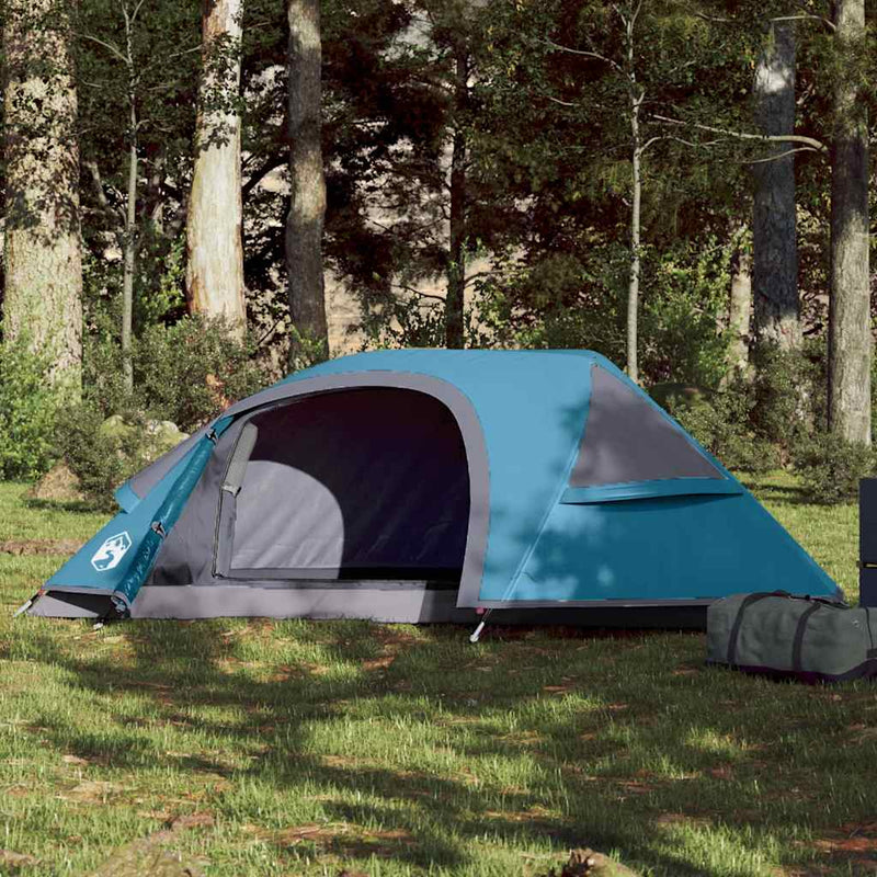 Load image into Gallery viewer, Vidaxl koepeltent 1-persoons waterdicht blauw