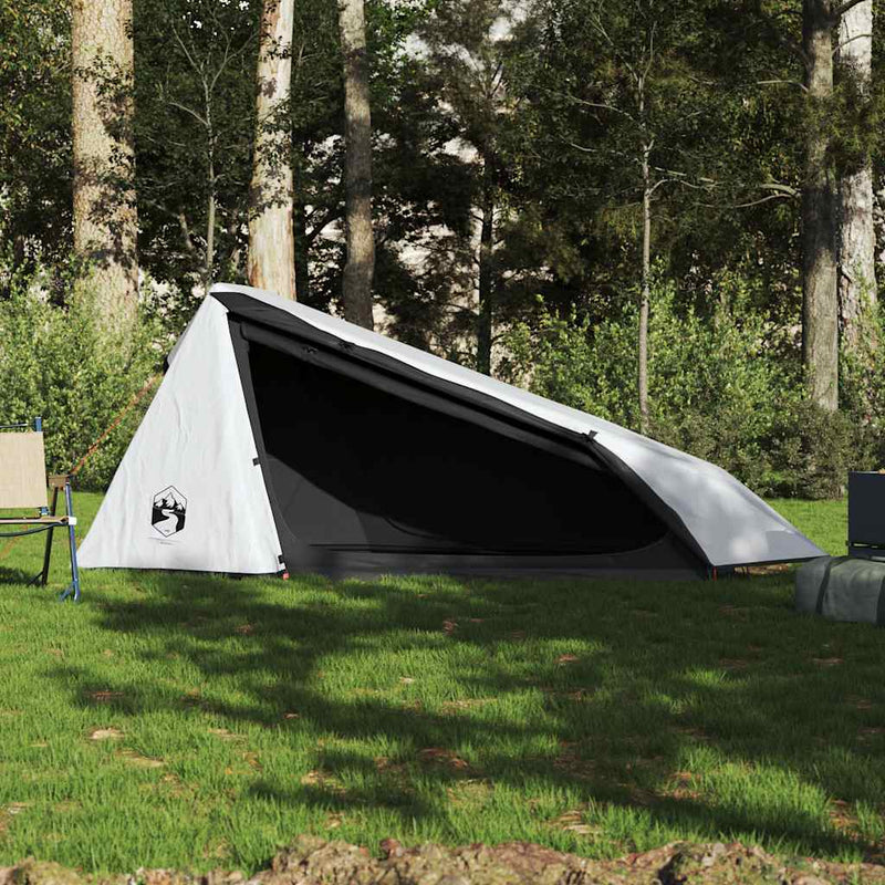 Load image into Gallery viewer, Vidaxl tunneltent 1-persoons waterdicht verduisterend stof wit