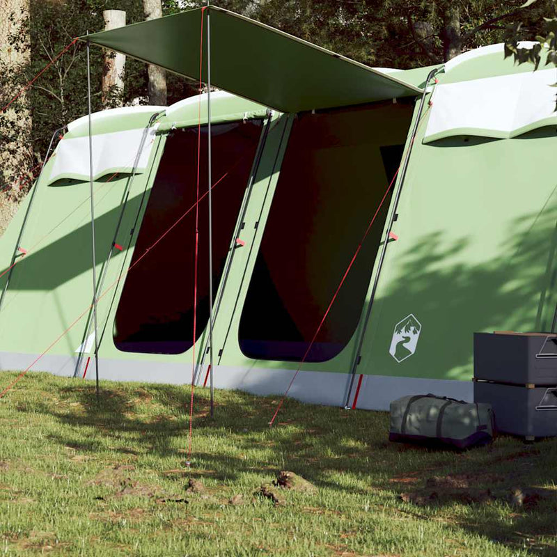 Load image into Gallery viewer, Vidaxl tunneltent 10-persoons waterdicht groen