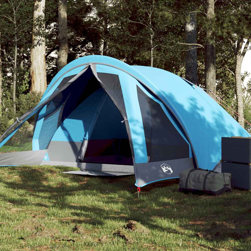 Load image into Gallery viewer, Vidaxl tent 4-persoons waterdicht blauw